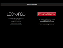Tablet Screenshot of cyranodebergerac.pl